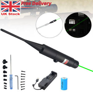 Air Rifle Universal Green Laser Bore Sight Kit .177 .50 Bore Sighter Collimator