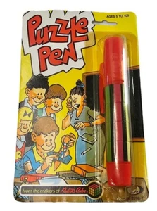 1982 Ideal Puzzle Pen from the makers of Rubik's Cube New Old Stock - Picture 1 of 6