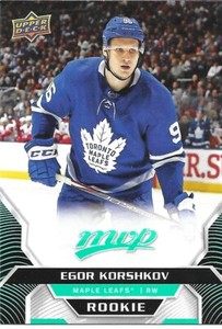 20-21 2020-21 UD MVP Egor Korshkov ROOKIE SHORT PRINT #231-Panthers-Leafs