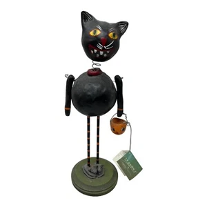 Penny McAllister Halloween schwarze Katze 12" Bobblehead 2003 Kanonenfälle NEU mit Etikett - Bild 1 von 8