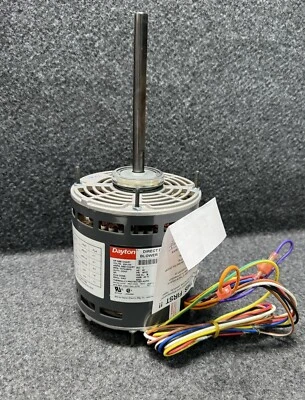 Dayton Direct Drive Blower 4 Speed Fan HVAC Motor 208-230V 5RHT9 5RHT9BG - Image 1 of 4