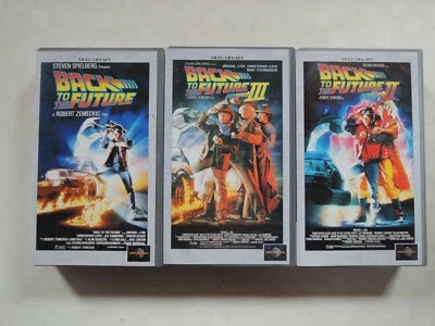 BACK TO THE FUTURE japanese horror movie VHS 3set with a manual - Image 1 of 4
