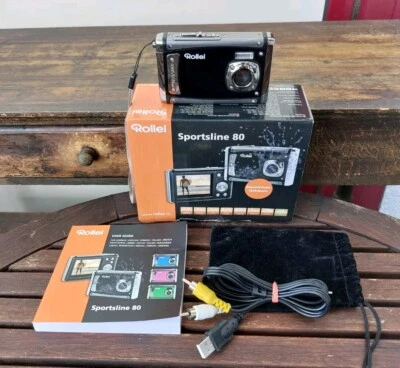 Digitalkamera Rollei Sportsline 80 3m Wasserdicht Outdoor Kamera OVP GETESTET  - Bild 1 von 4