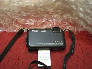 Nikon COOLPIX AW100 16.0MP 5x Water/ShockProof Digital Camera - Black - Picture 1 of 16