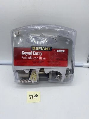 NEW DEFIANT Brandywine Stainless Steel Keyed Entry Door Knob 154644 - Image 1 of 4