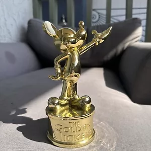 Disney Cruise Line DCL Dream Magic Golden Mickey Mouse Award Statue (READ!) - Picture 1 of 10