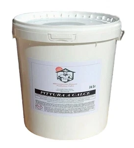 Pittura a Calce traspirante bianca ecologica disinfettante antimuffa naturale - Imagen 1 de 5