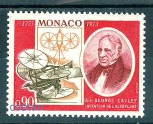 1973 Sir George Cayley,aviation pioneer,Aeragon/Aerial Carriage,Monaco,M1084,MNH - Picture 1 of 1