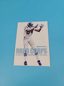 Tarjeta de fútbol americano Fleer Randy Moss #4 Hard Corps Minnesota Vikings 2000 - Imagen 1 de 2