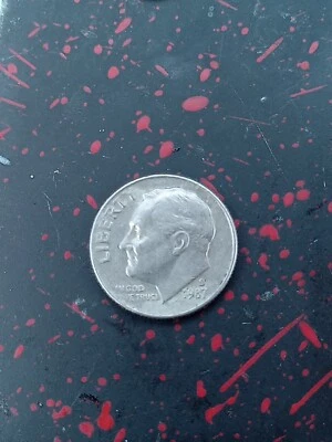 1987 D Mint Mark Dime 10C - Image 1 of 2