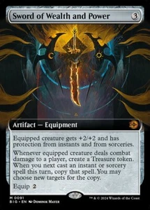 MTG SWORD OF WEALTH AND POWER 91 FOIL EXC SPADA DI RICCHEZZA E POTERE BIG EN - Picture 1 of 1