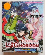 Anime DVD Log Horizon Season 1-3 + Special ENGLISH VERSION All Region FREE SHIP