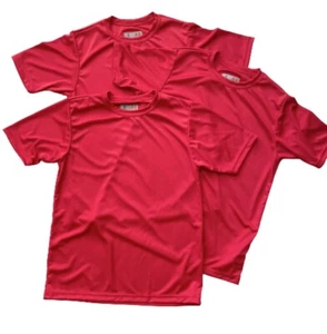 NWOT 3 pack red youth athletic tee size S sports A4 - Picture 1 of 4
