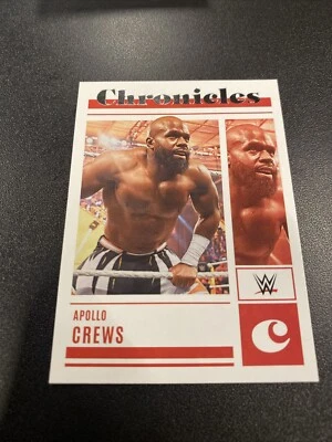 Apollo Crews 2023 Panini Chronicles WWE Base Card # 3 - Image 1 of 2