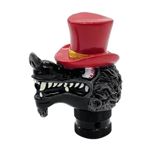 1x Personality Hat Wolf Head Shift Knob Cool Manual Gear Stick Universal - Picture 1 of 13