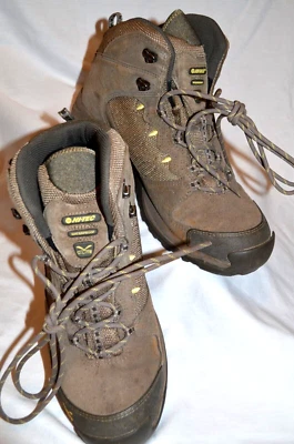 Bota de Senderismo HI-TEC Para Mujer Talla 11 Marrón Gamuza Impermeable V-Lite Malvern Mid Foto 1 de 4