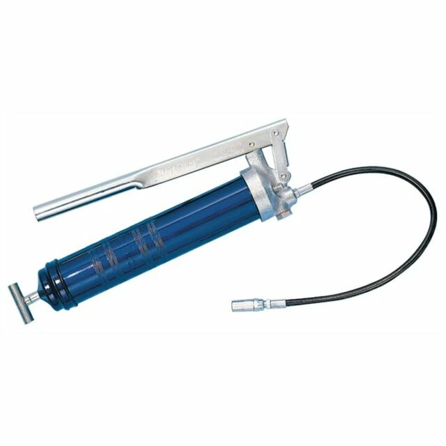 Lincoln 1147 Lever Action Grease Gun with 18inch Whip Hose and Coupler - Blue