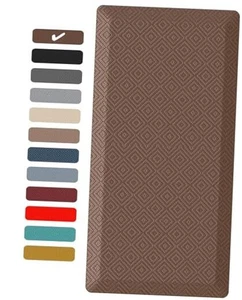 Küchenmatten für Boden, 3/4 Zoll dick Küche 70" L x 24" B x 0,8" Th braun - Bild 1 von 8