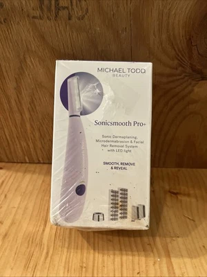 Michael Todd Sonicsmooth Pro Dermaplaning Hair Removal System with LED Light - Image 1 of 4