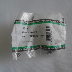 Stahlwille 17mm Ring insert tool 58224017 732/40  14x18 mm NEW Free UK P+P - Picture 1 of 4
