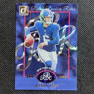 JAXSON DART 2025 Panini Donruss Retro Rated Rookie (RC) New York Giants - Foto 1 di 2