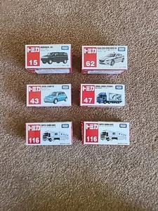 Tomica Car Lot #s 116, 116, 47, 43, 116, 15, 62 - Picture 1 of 9