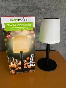 EASY MAXX-  Solar - Tischleuchte- OUTDOOR- Balkon, Terrasse- Camping- Wohnwagen - Bild 1 von 3