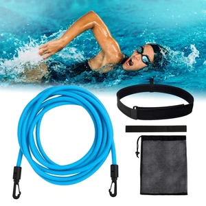 Elastico Nuoto 4M Cinture da Piscina Regolabile Elastico per Nuoto Statico - Foto 1 di 24
