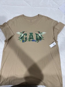 Gap X Ráku Inque T-Shirt Größe M Farbe Khaki - Bild 1 von 5