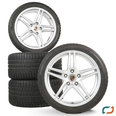 Original Porsche 991 II Felgen 19 Zoll Carrera C2 Winterräder Winterreifen - Bild 1 von 4