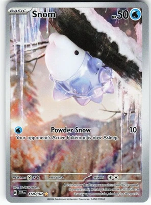 Snom - 168/162 Pokemon SV05: Temporal Forces Holo Illustration Rare NM - Image 1 of 2