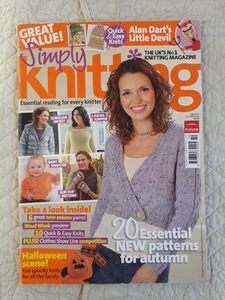 Simply Knitting Magazine - Issue 72 October 2010, Craft, Knitting - Picture 1 of 3