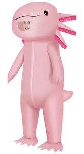 Inflatable Axolotl Costume for Kids- Funny Halloween Blow Up Suit for Men & W... - Bild 1 von 7