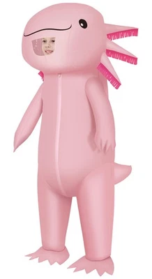 Disfraz de Ajolotl Inflable para Niños - Divertido Traje Inflable de Halloween para Hombres y con... Foto 1 de 4