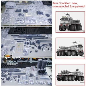 CROSSRC 1/12 10X10 RC Military Unpainted Truck XX10 T-REX Armored Vehicle KIT - Picture 1 of 24