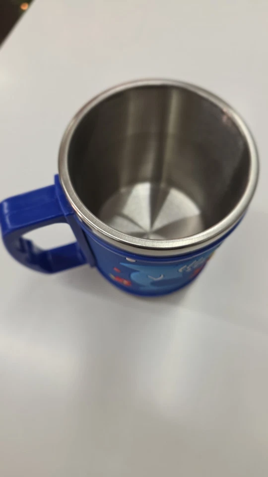 Kids Insulated Stainless Steel Mug Blue Shark Ocean Animals Cup with Lid – 8 oz - Image 1 of 4