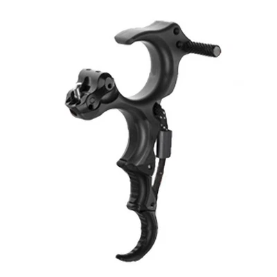 T.R.U BALL ARCHERY HBC Honey Badger Claw Flex Black Tungsten Brass Large Release - Image 1 of 2