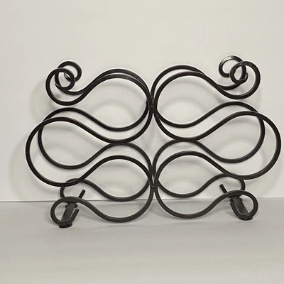 Wine Rack Organizer Metal Countertop Brown Display Holder 6 Bottle Freestanding - Image 1 of 4