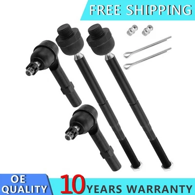 Front Inner Outer Tie Rod For 2007-2013 Chevy Silverado GMC Sierra Yukon XL 1500 - Image 1 of 4