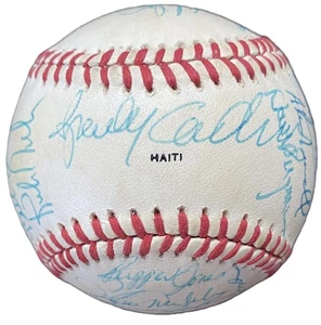 1984 World Series Champion Detroit Tigers Team Signed OML Baseball JSA LOA - Picture 1 of 7