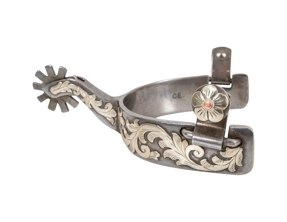 Clásico Equine Spurs Performance Scroll Hierro Gris SPURPH2411410 Foto 1 de 1