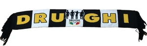 Scarf Sciarpa Ultras Juventus Drughi Bianconeri Curva Sud Originale Lana Doppia - Imagen 1 de 2