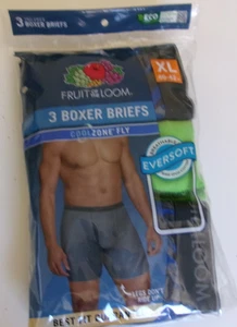 Calzoncillos boxer Three Fruit of the Loom talla X-grande 100 % algodón camuflaje y verde - Imagen 1 de 2