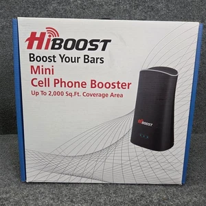 HiBoost F08GI-5S-BTW Mini Cell Phone 4G Signal Booster Kit 500 to 2000 Sq. Ft. - Picture 1 of 8