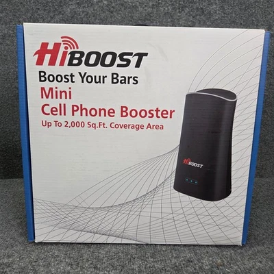 HiBoost F08GI-5S-BTW Mini Cell Phone 4G Signal Booster Kit 500 to 2000 Sq. Ft. - Image 1 of 4