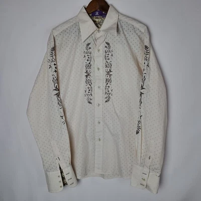 Vintage Jimi Hendrix Experience The Purple Label Shirt Mens XL Embroidered - Image 1 of 4