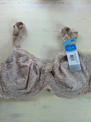 Playtex Love My Curves Lift Bra 42C – Style 4825 – Beige Lace – NWT - Image 1 of 4