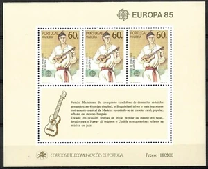 Madeira 1985 Yvert SS 6 Europe CEPT Music MNH VF - Picture 1 of 1