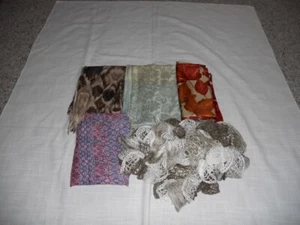 Lot Of 5 Various women's scarves - Picture 1 of 4