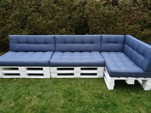 Palettenkissen Schaumkissen Kissen Palettensofa Marineblau 120 x 60 produzent - Bild 1 von 16